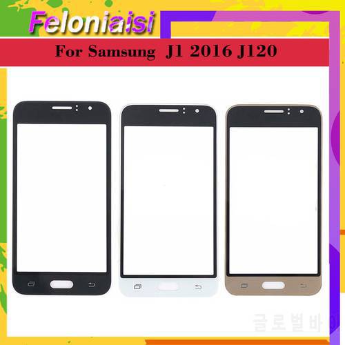 For Samsung Galaxy J1 2016 J120 J120F J120M J120H SM-J120F/DS Touch Screen Front Glass Panel TouchScreen Outer Lens