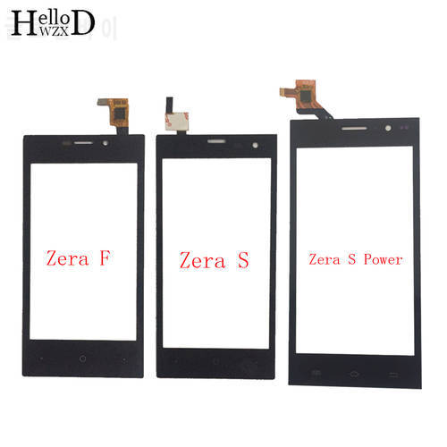 Mobile Touch Screen Panel For Highscreen Zera F Zera S rev.S Zera S Power Touch Screen Lens Sensor Digitizer Panel Front Glass