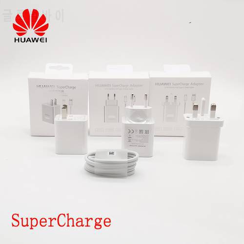 Original Supercharge charger for Huawei P20 p10 pro plus mate 9 10 20 mobile phone charger honor 10 note10 5A super Charge EU
