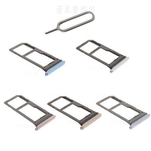 OEM SIM/Micr SD Memory Card Tray Holder With Eject Pin for Samsung Galaxy S8 SM-G950F/S8 Plus S8+ SM-G955F (Single SIM Version)