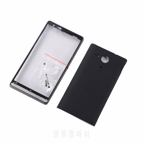 Original Housing Cover Case+Front Frame+Back Cover Case Door+ Side Buttons For Sony Xperia SP M35 M35h C5303