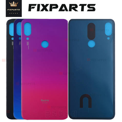 New Cover For Xiaomi Redmi 7A Battery Cover Back Glass Panel Rear Door Housing Replacement For Redmi 7A Back Battery Cover Door
