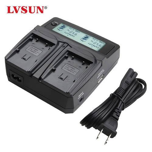 LVSUN Camera Battery LP-E10 LP E10 LPE10 Dual Car/AC Charger For Canon EOS Rebel T3/1100D/Kiss X50 Rebel T5/1200D LCD Display