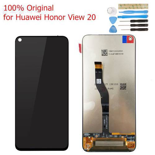 for Huawei Honor View 20/ Honor V20 LCD Display with Frame Screen Touch Digitizer Assembly LCD Display 10 Touch Repair Parts