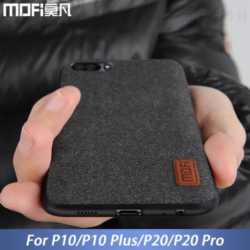 for Huawei P20 Pro case P10 Plus back cover fabric business men vintage capas case MOFi original for Huawei P20 and P10 case