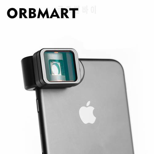 ORBMART 1.33x Deformation Phone Lens Universal Clip Widescreen Movie Lens For iPhone Huawei Samsung Xiaomi Smart Phone