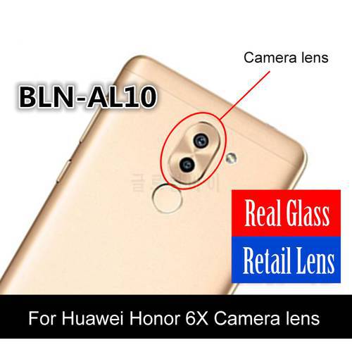 New Ymitn Housing Retail Back Rear Camera lens Camera cover glass with Adhesives For Huawei Honor 6X 5.5 inch Smartphone