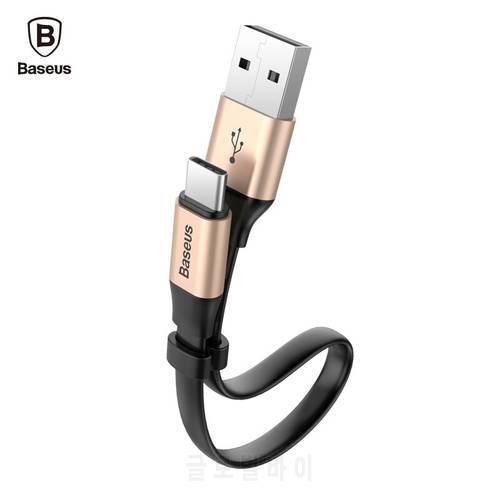 Baseus USB Type C cable for Samsung S9 Plus S8 for huawei mate 10 lite USB charging charger cable fast charging wire cord USB C
