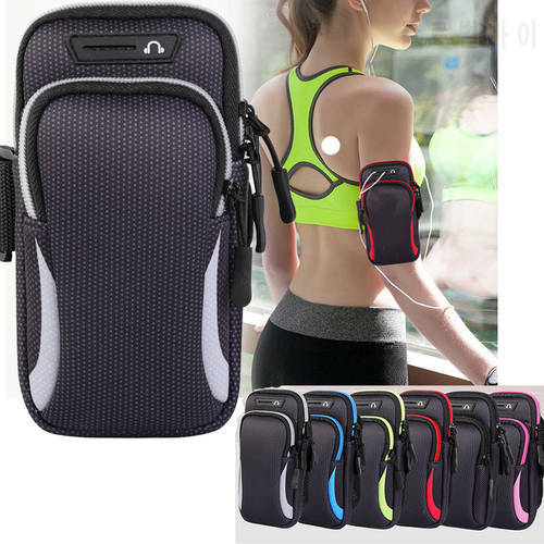 Gym Sports Running Jogging Armband Arm Band Bag S22 S23 Oppo reno8pro Phone Armband 7.2 cell phone iphone 12 14 13 pro max