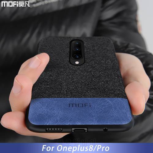 For Oneplus 8 Pro Case Cover Shockproof Back Cover Fabric Cloth One Plus 8 Protective Silicone Capas MOFi Original 1+ 8 Pro Case