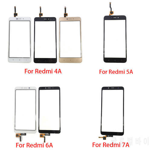 New For Xiaomi Redmi 4A 4X 5A 6A 7A Touch Screen Glass Panel Digitizer Sensor Touchpad Front Glass Panel Repair Spare Parts