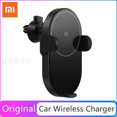 Xiaomi Mi 50W Max Car Wireless Charger Pro Intelligent Infrared Sensor Fast Charging Double cooling Car Phone Holder for Mi 12