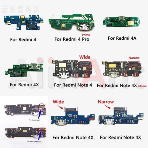 Original USB Charge Board Port Connector Mic Dock Charging Flex Cable For Xiaomi Redmi Note 4 4A 4x Pro Prime GloBal