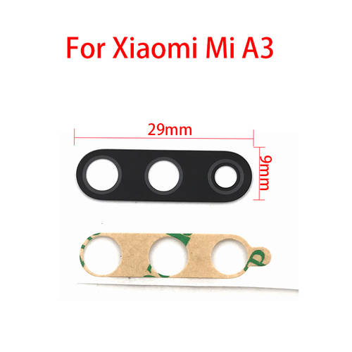 Back Camera Glass Lens Cover With Glue Sticker For Xiaomi Mi A3 A1 A2 Lite Mi 10 11 Redmi 10 Redmi Note 9S 9 10 Pro Max 10 9A