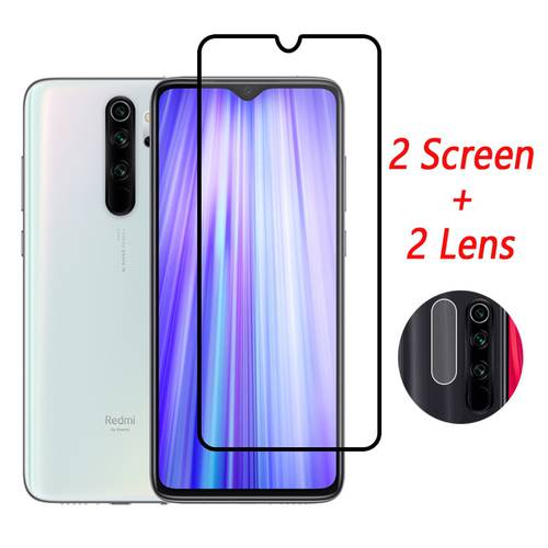 Full Cover Tempered Glass For Redmi Note 8 Pro Screen Protector Redmi Note 8 7 9T 10 Pro Camera Glass For Redmi Note 8 Pro Glass