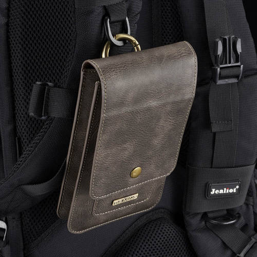 Universal Phone Bag for SmartPhone Genuine Leather Carry Belt Clip Pouch Waist Purse Case Cover for Samsung huawei iPhone