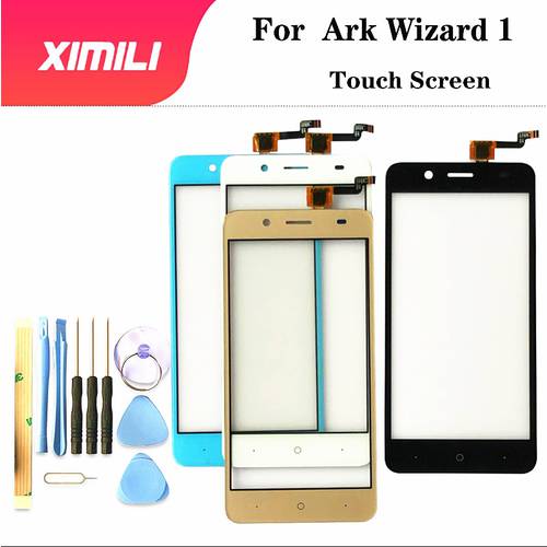 100% Tested New 5.0&39&39Touch Screen For Ark Wizard 1 Digitizer Touch Panel Glass Sensor Free Tools+Adhesive