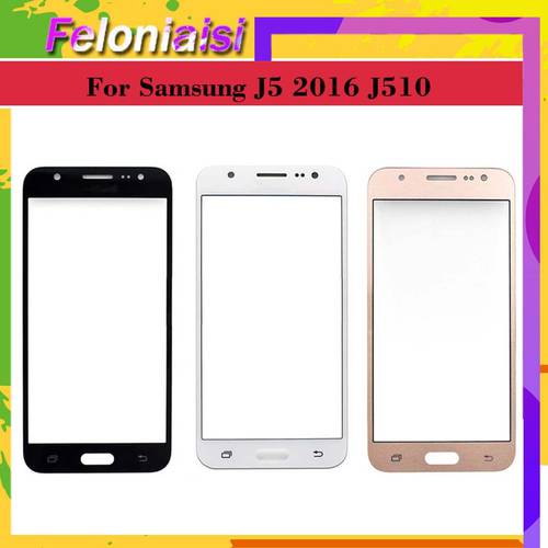 For Samsung Galaxy J5 2016 J510 J510F J510FN J510M J510H SM-J510F Touch Screen Outer Glass TouchScreen Front Panel