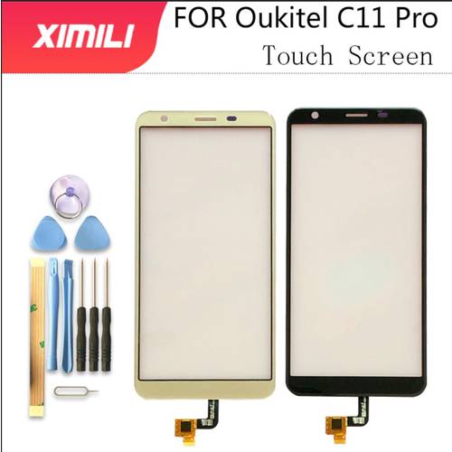 5.45&39&39 Original FOR Oukitel C11 Pro Touch Screen Digitizer SensorAssembly Glass Panel Touch Screen For C11 Pro + tools