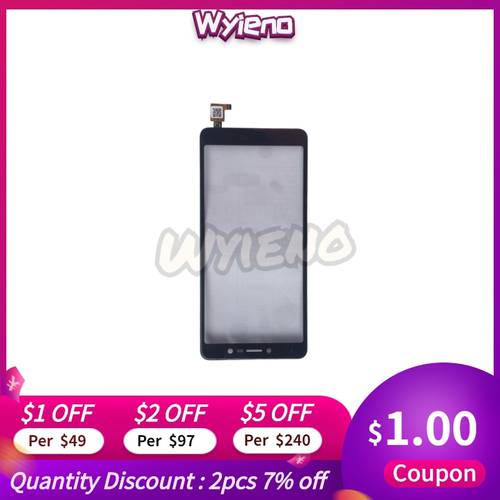 Wyieno 100% Tested For BQ Mobile BQ5520L Silk Touch Screen Sensor Digitizer Glass Front Panel + Tracking
