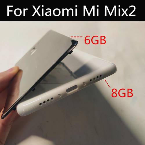 FOR xiaomi Mi Mix2 Ceramic back battery cover for xiaomi mi mix 2 battery door case back cover Housing for 5.99