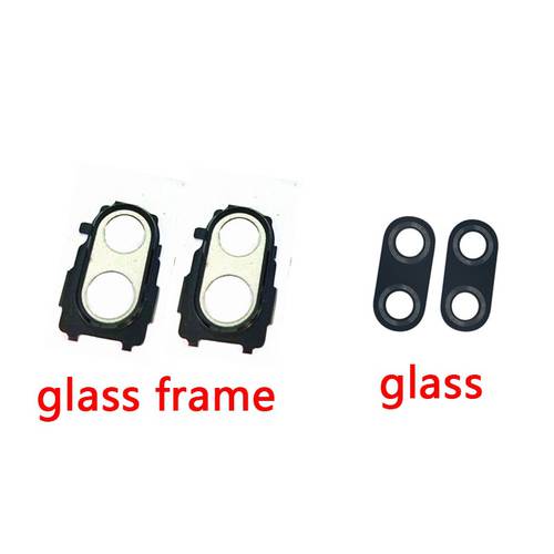 Genuine New for Xiaomi Redmi Note 7 Note7 Back Rear Camera Lens Glass Cover with Metal Frame Holder Replacement Parts