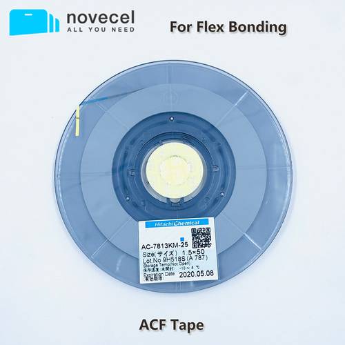 Novecel New Date 7813 ACF TAPE For Samsung iPhone LCD Screen Repair 1.5mm / 1.2mm Flex Cable IC Bonding Conductive ACF Fiim