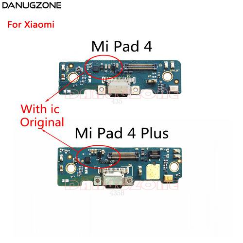 Original USB Charging Dock Port Socket Jack Plug Connector Charge Board Flex Cable For Xiaomi Mi Pad 4 Mipad 4 Plus