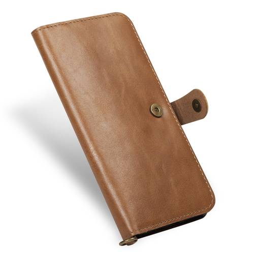 YXAYN 100% leather Luxurious and soft Wallet Stand Flip Phone Case For iPhone 7 8 Plus X XR XS MAX 12Minni11 PRO MAX 13 PRO MAX