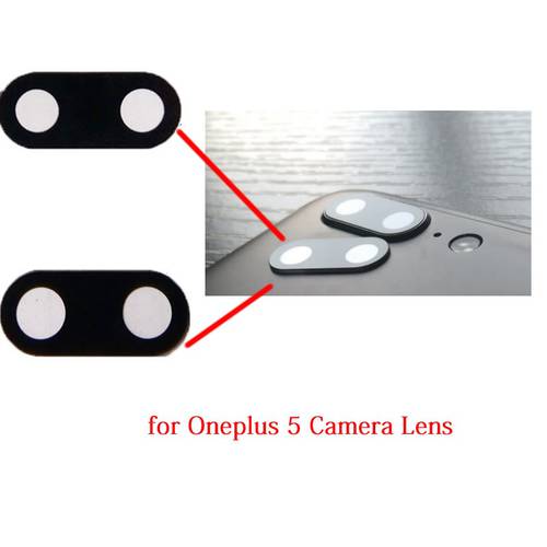 OEM For OnePlus 5 Rear Back Camera Glass Lens Cover With Sticker Replacement Part For One Plus 5 5T A5000 Camera Lens Cover