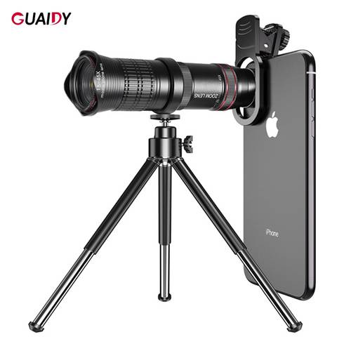 45X Zoom HD Mobile Phone Lens Telescope Super Wide Angle For iPhone XS Max Xiaomi Redmi 8A Universal Macro Camera Telephoto