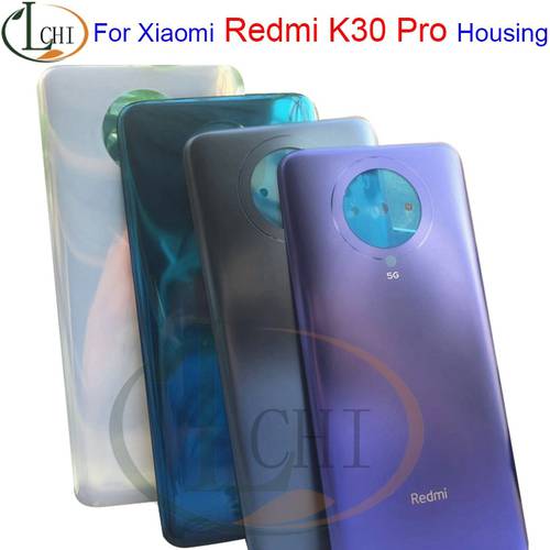Original For Xiaomi Redmi K30 Pro Battery Back Cover Glass With Adhesive Sticker K30Pro Replacement For Redmi K30 Pro Housing
