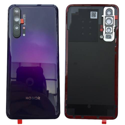 For Huawei Honor 20 Pro Original Glass Rear Battery Cover Rear Housing Case Back Door