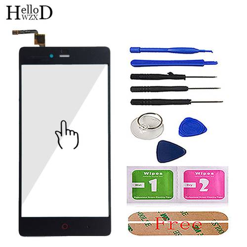 Touch Screen For ZTE Nubia Z9 Mini NX511J For ZTE Nubia Z9 Max NX510J Front Touch Screen Glass Digitizer Panel Sensor Tools