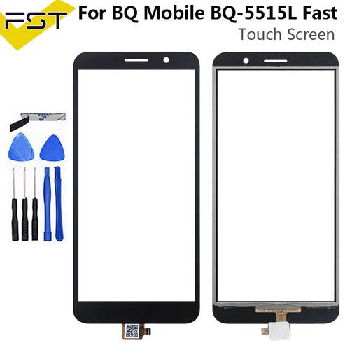 5.5 Inch For BQ Mobile BQ-5515L Fast BQ5515L BQ 5515L Touch Screen Digititer Sensor Touch Panel Glass With Tape Black
