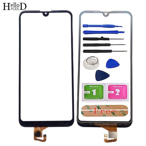 Mobile Touch Screen For Huawei Y7 2019 Y7 Pro 2019 Y7 Prime 2019 Touch Screen Digitizter Panel Front Glass Lens Sensor Tools