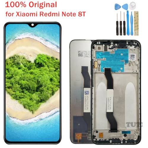 for Xiaomi Redmi Note 8T LCD Display Screen Touch Frame Digitizer Assembly Redmi Note8T LCD Display Repair Parts