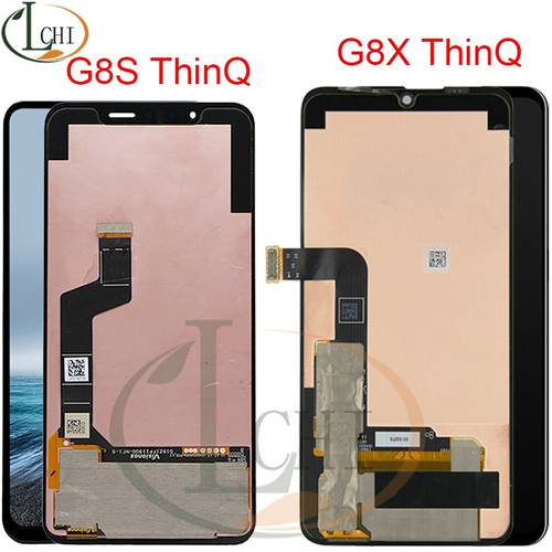 For LG G8s Display LMG810, LM-G810, LMG810EAW Touch For LG G8X Screen Digitizer Assembly For G8X ThinQ v50s LCD with frame