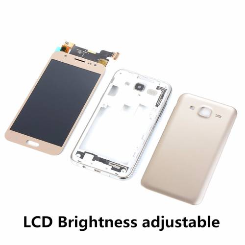 For Samsung Galaxy J5 2015 J500F J500H J500FN LCD Touch Screen Digitizer Display+Housing Middle Frame Cover+Battery Back Cover