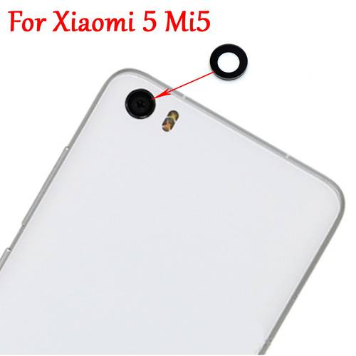 2PC 100% New Original Rear Back Camera Glass Lens Cover with Adhesive For Xiaomi 5 Mi 5 Mi5 M5 Fast Ship