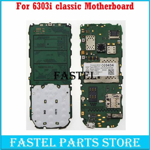 For Nokia 6303 6303i classic Motherboard replace Mobile Phone Motherboard + With russian language With Free Tools, Free Shipping
