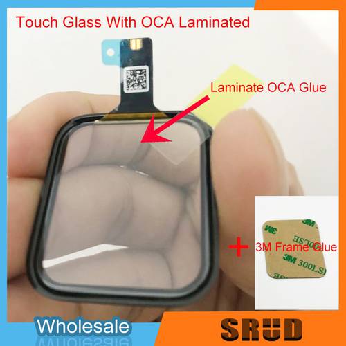 Laminated OCA Touch Digitizer Glass For Apple Watch Series 1 2 3 4 5 6 38mm 40mm 42mm 44mm LCD Touch Screen Repair Parts