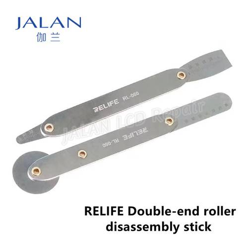RELIFE 060 RL-060 Super Thin Roller Double-end Disassembly Stick Opening Tool For Edge Screen Glass Cutting Middle Frame kit