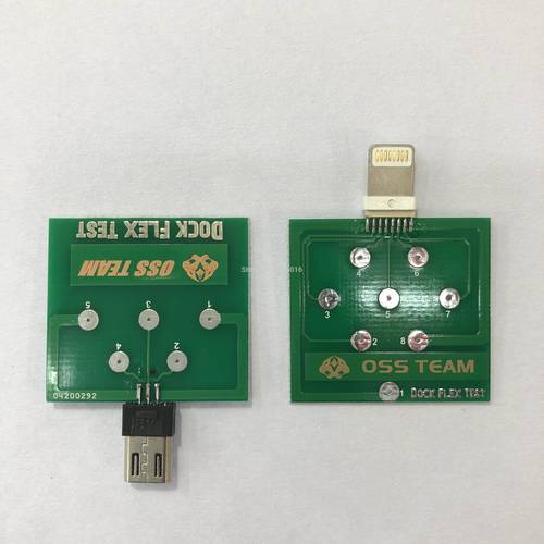 For iP For Android Micro Pin Dock Flex Test Board mobile Phone Battery Testing USB Chargiing Port tool