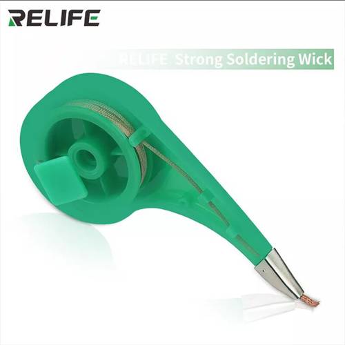 2M 1PCS RELIFE RL-1520 RL-3520 Solder Wick Remover High Precision 1.5-3.5mm Residue Adsorption Clean Solder Joints Slag Remo