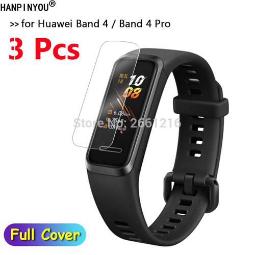 3Pcs for Huawei Honor Band 4 3 Pro B3 Lite 5 3e 4e B5 B6 A2 5i Clear Soft TPU Hydrogel Film Screen Protector (Not Tempered Glass