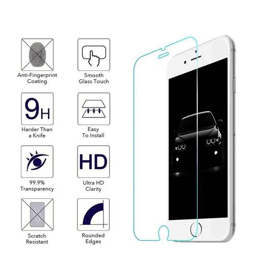 100 Pcs/lot 0.25mm Tempered Glass Screen Protector for iPhone 12 mini 11 Pro X XR XS max 8 7 6 Plus 5S 2.5D Tempered Glass Film
