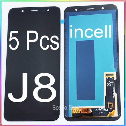 WholeSale 5 Pieces/lot for samsung J8 2018 LCD Screen Display with Touch Digitizer Assembly J810 incell