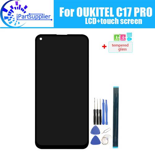 6.35inch OUKITEL C17 PRO LCD Display+Touch Screen 100% Original Tested LCD Digitizer Glass Panel Replacement For OUKITEL C17 PRO