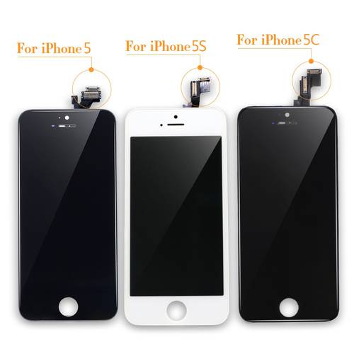 AAA+++ For iPhone 5 5c 6 lcd With Touch Digitizer Assembly Screen Replacement Display For iPhone 5s 6 6s 7 8 plus LCD with Gift